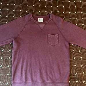 Todd Snyder Men's Crewneck Sweater in Burgundy